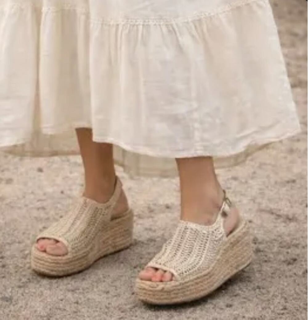 Steven by Steve Madden Courage Espadrille Wedge Sandals  Size 9.5
